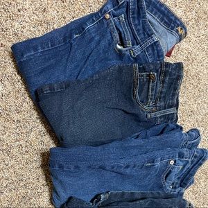 Collection of skinny jeans
